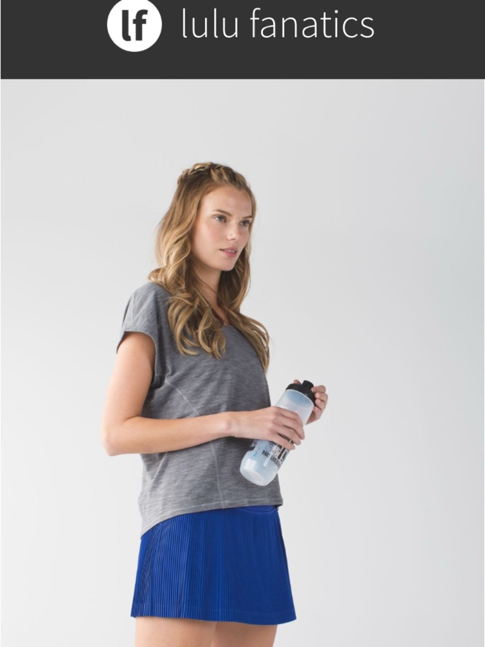 #203 lululemon athletica Sapphire Blue Pleated Skirt
